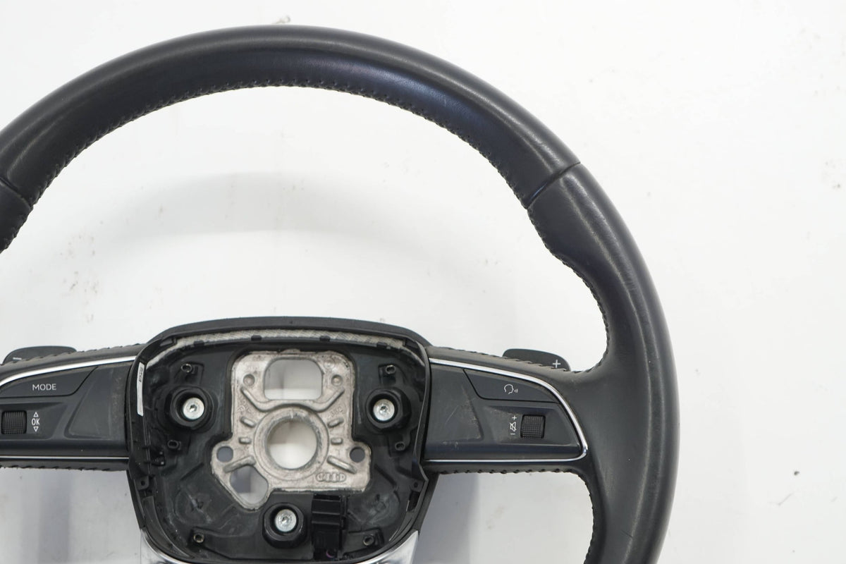 AUDI A4 B9 18R STEERING WHEEL LEATHER MULTI 4M0419689