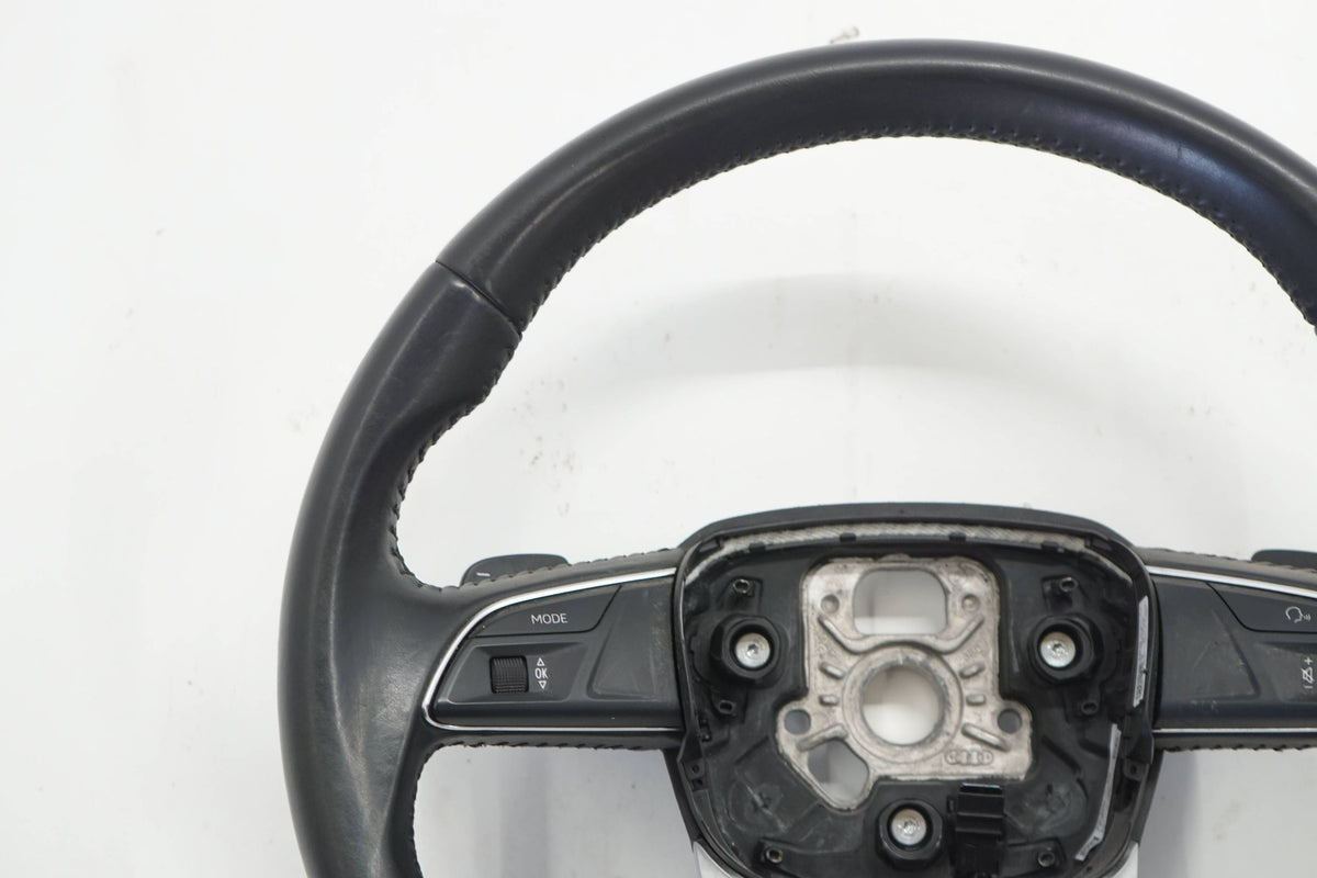 AUDI A4 B9 18R STEERING WHEEL LEATHER MULTI 4M0419689