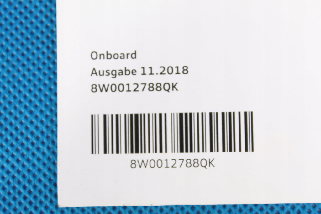 AUDI A4 B9 8W ONBOARD MANUAL NAVIGATION BOARD 8W0012788QK 2019R