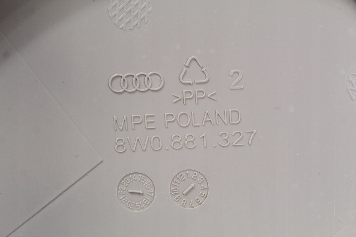 AUDI A4 B9 8W SEAT FRAME COVER LEFT FRONT 8W0881327