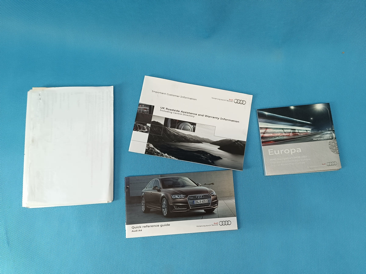 AUDI A4 B9 AVANT 2.0TFSI 2023R CASE USER MANUAL 8IN0012720AB