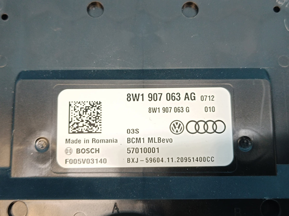 AUDI A4 B9 AVANT LIFT 2.0 TDI 2021 R COMFORT CONTROLLER MODULE 8IN1907063AG