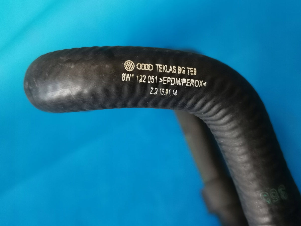 AUDI A4 B9 AVANT S-LINE 2018R HOSES WATER LINES 8W0122291AE 8W1122109A