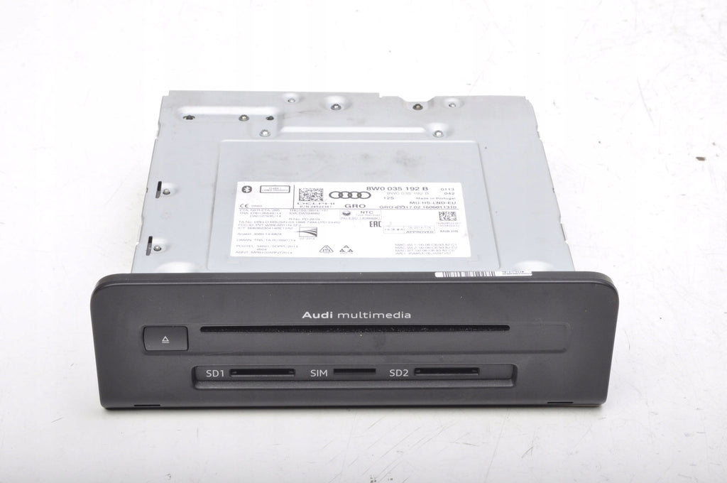 AUDI A4 B9 NAVIGATION PLATE READER 8W0035192B