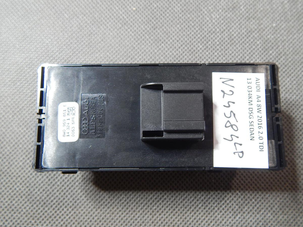 AUDI A4 B9 WINDOW CONTROL PANEL 8IN0959851E