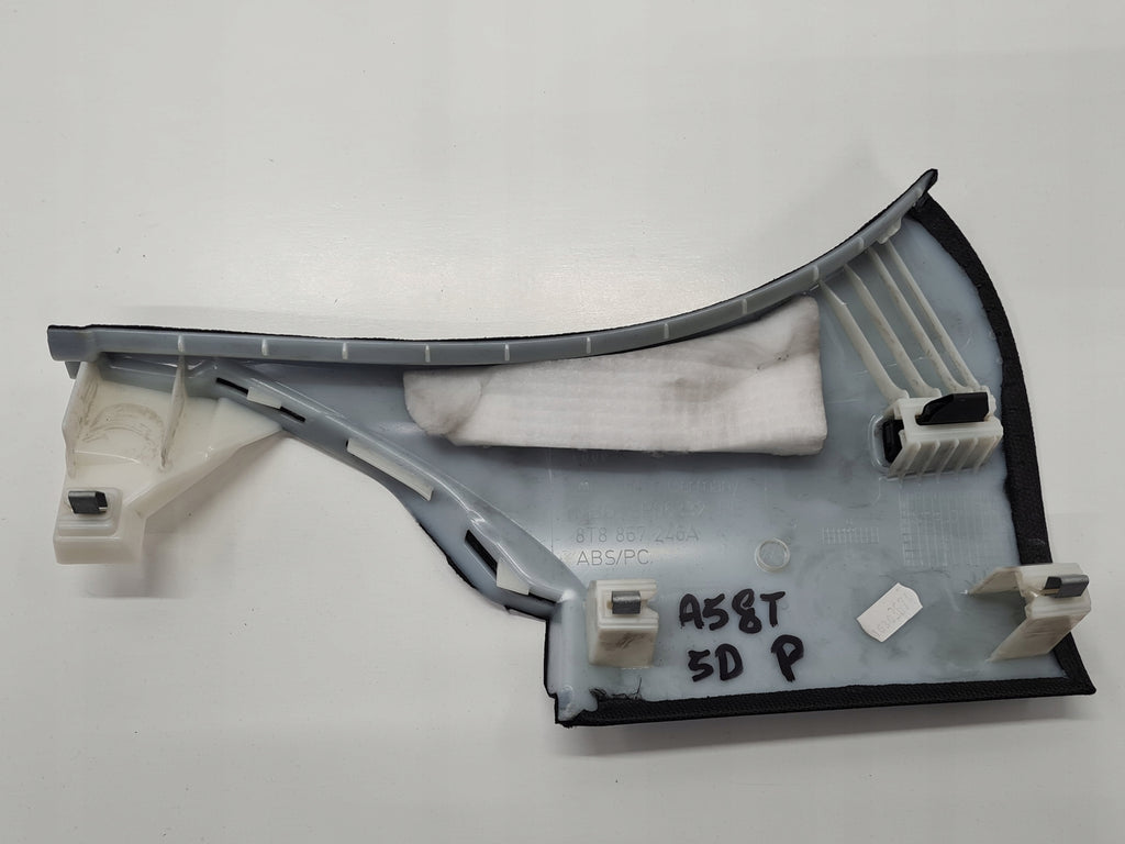 AUDI A5 8T 5D POST COVER RIGHT S-LINE 8T8867246A