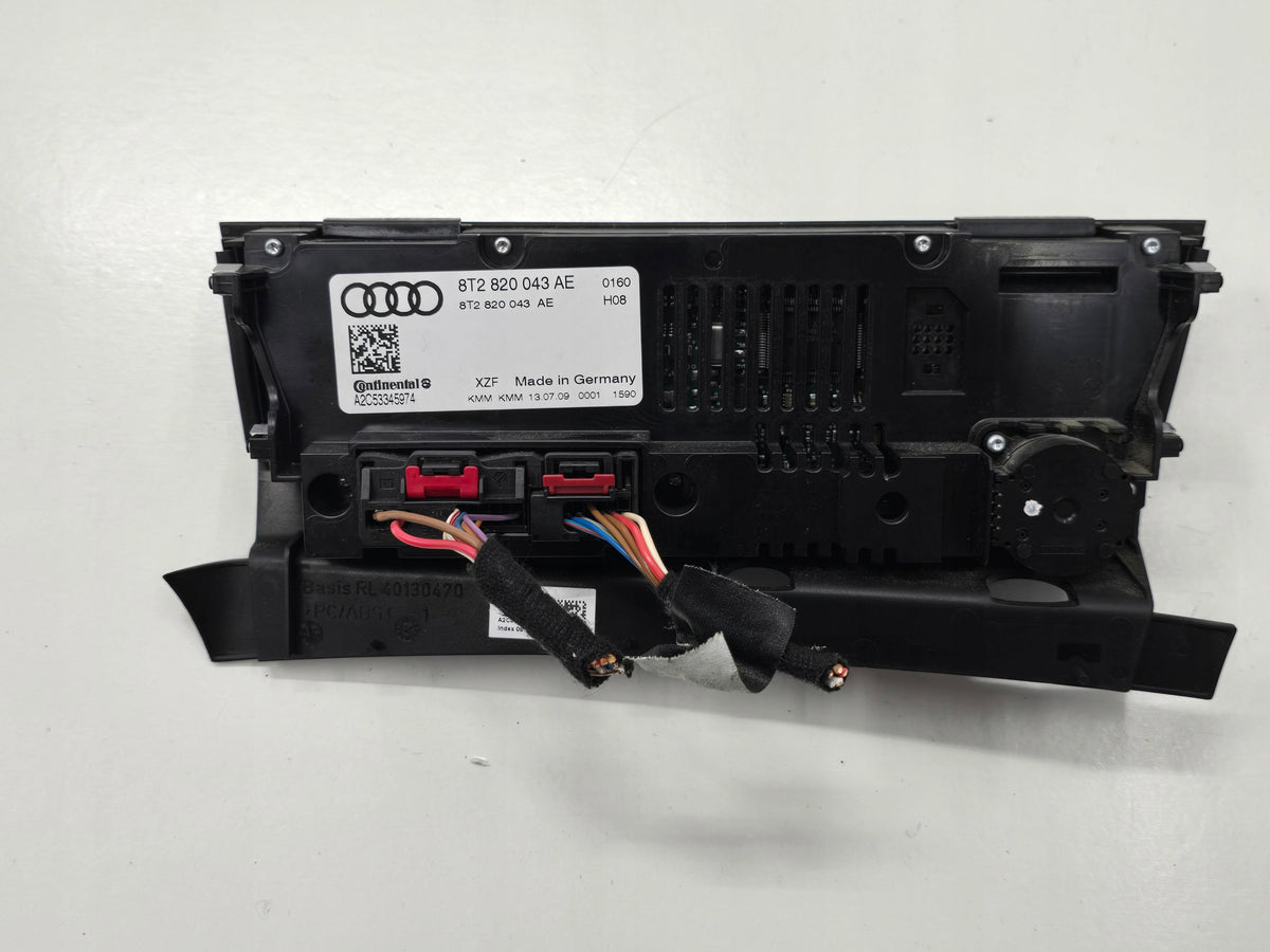 AUDI A5 8T AIR CONDITIONING PANEL 8T2820043AE ANGLIK UK
