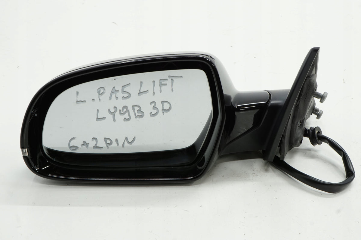 AUDI A5 8T COUPE 3D LIFT MIRROR LEFT 8PIN LY9B ANGLIK UK