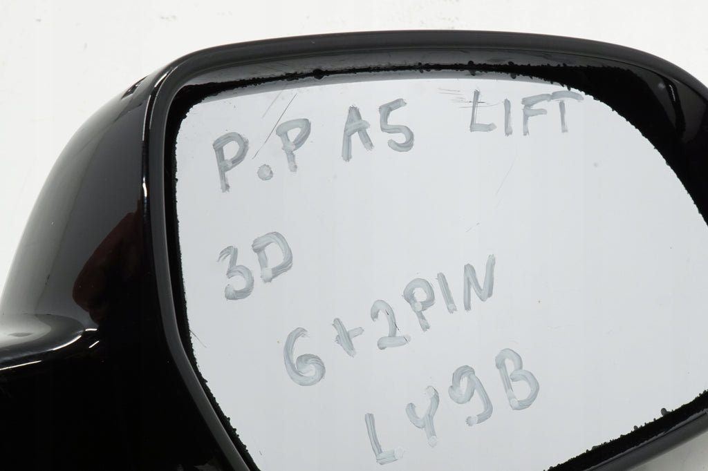 AUDI A5 8T COUPE 3D LIFT MIRROR RIGHT 8PIN LY9B ANGLIK UK