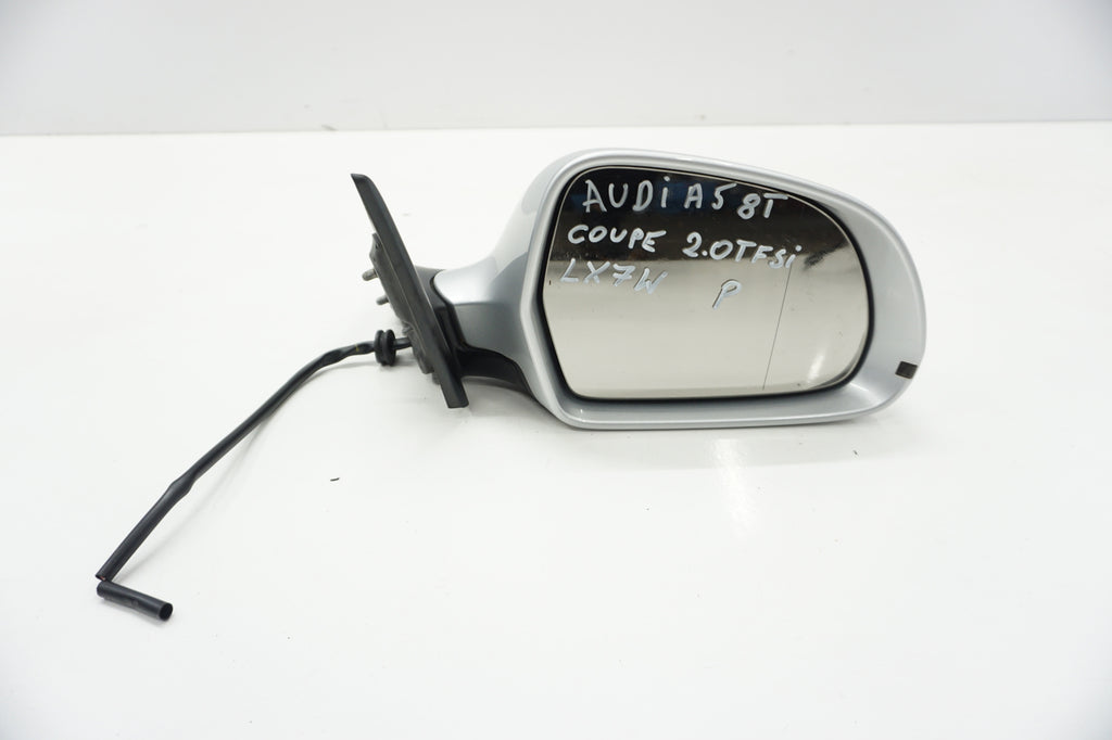AUDI A5 8T COUPE MIRROR RIGHT 6PIN LX7W ENGLISH