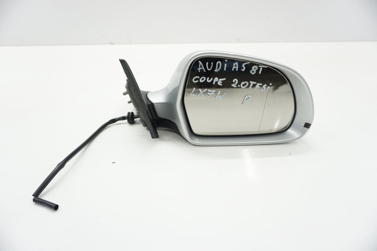 AUDI A5 8T COUPE MIRROR RIGHT 6PIN LX7W ENGLISH