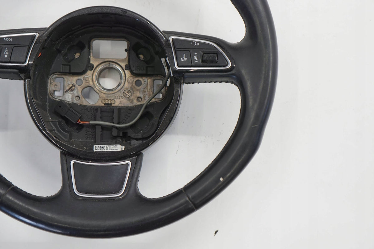 AUDI A5 8T LIFT 13R STEERING WHEEL LEATHER BLACK MULTI 8K0419091BM