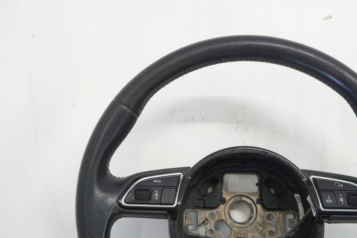 AUDI A5 8T LIFT 13R STEERING WHEEL LEATHER BLACK MULTI 8K0419091BM