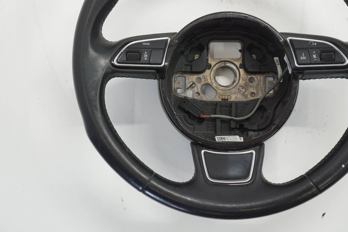 AUDI A5 8T LIFT 13R STEERING WHEEL LEATHER BLACK MULTI 8K0419091BM
