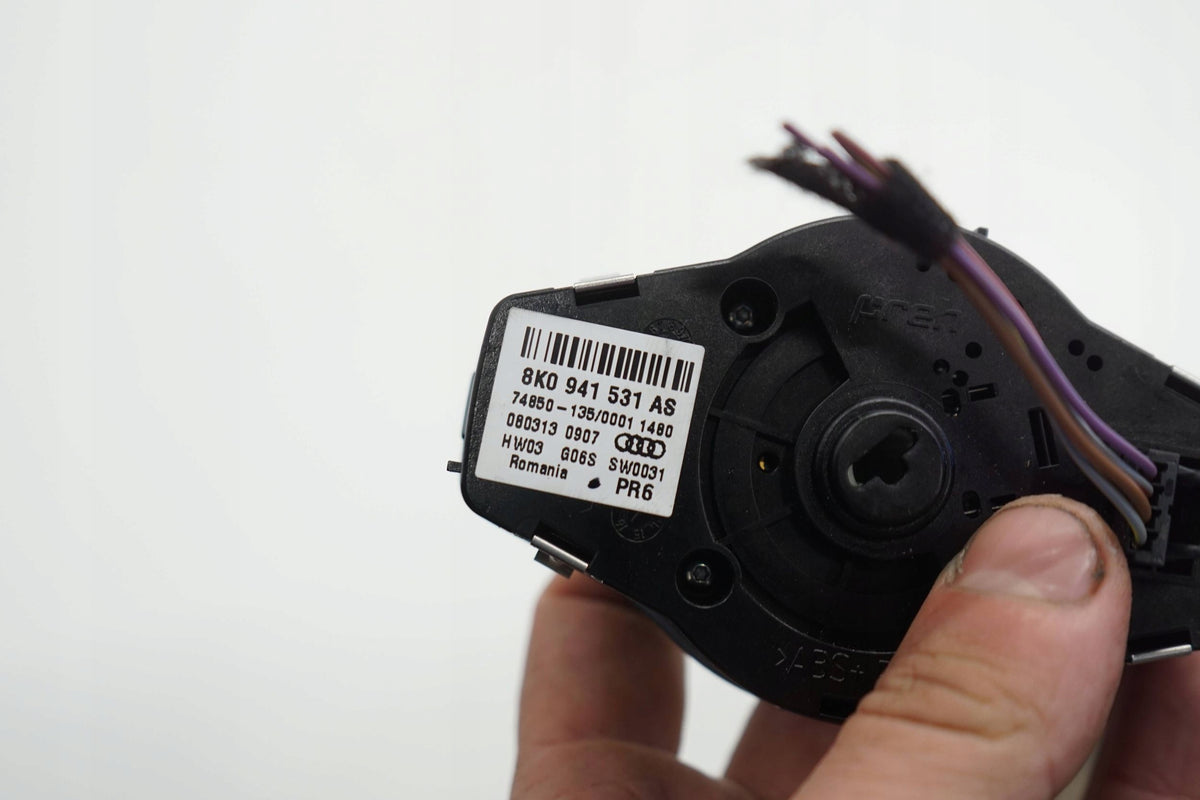 AUDI A5 8T LIFT 13R SWITCH LIGHT KNOB 8K0941531AS