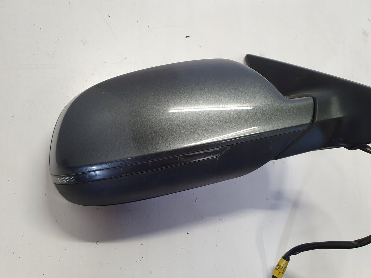 AUDI A5 8T LIFT MIRROR RIGHT 8PIN LZ7S ENGLISH