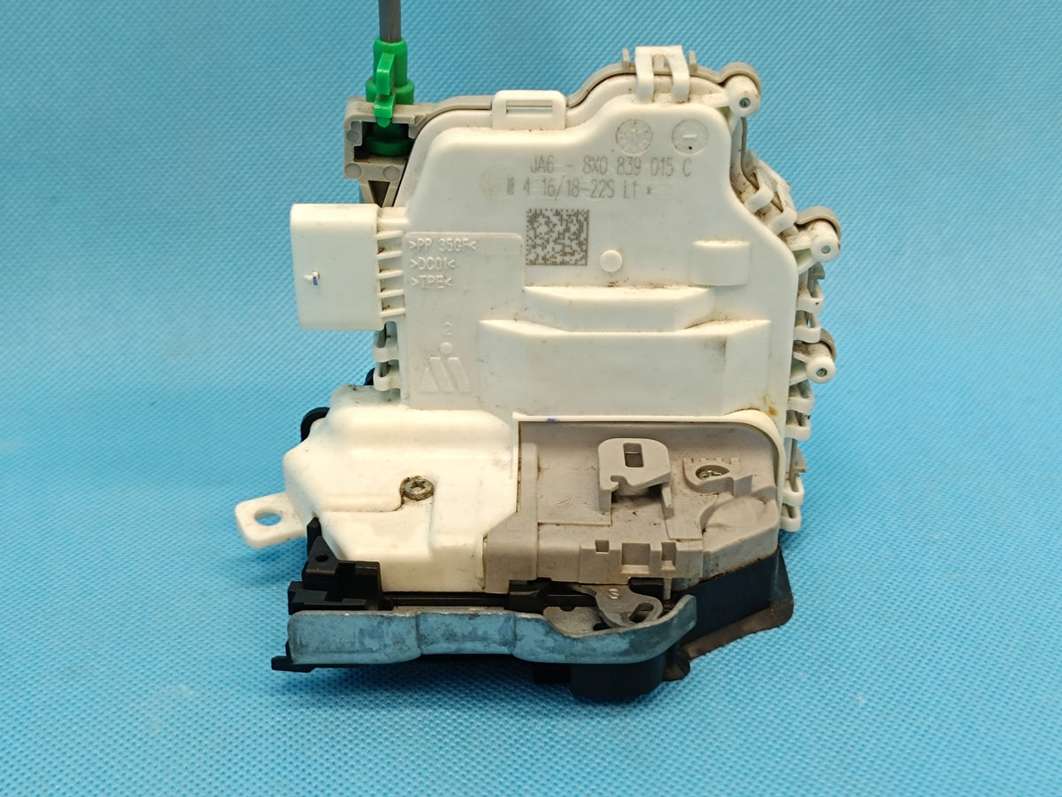 AUDI A5 F5 SPORTBACK 2.0 TDI 140KW 2018 R DOOR LOCK LEFT REAR 8X0839015C