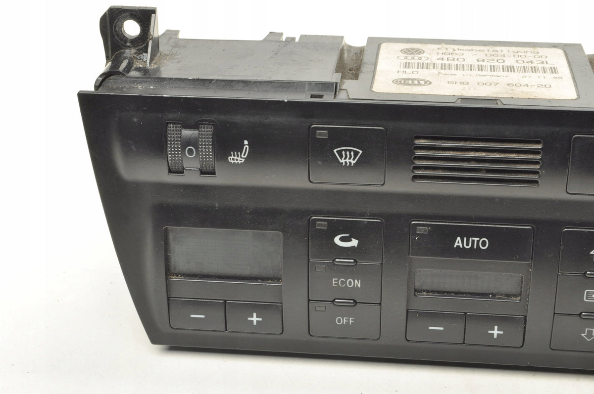 AUDI A6 C5 PANEL AIR CONDITIONING SWITCH 4B0820043L