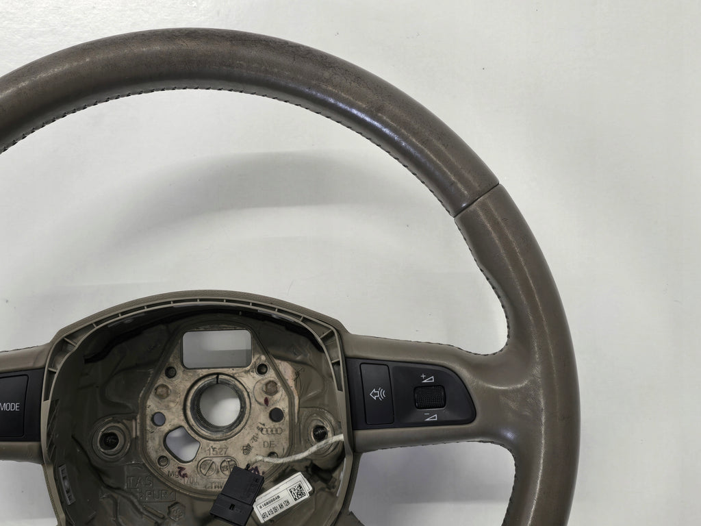 AUDI A6 C6 06R STEERING WHEEL MULTIFUCTION 4F0419091AH