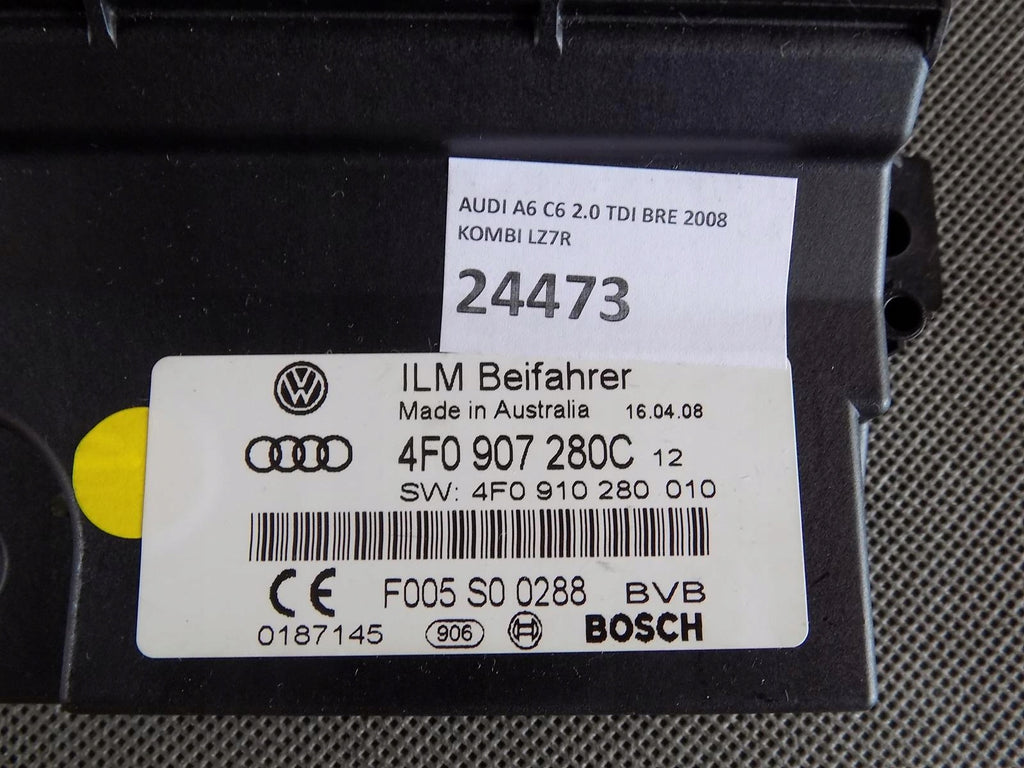 AUDI A6 C6 DRIVER POWER MODULE 4F0907280C