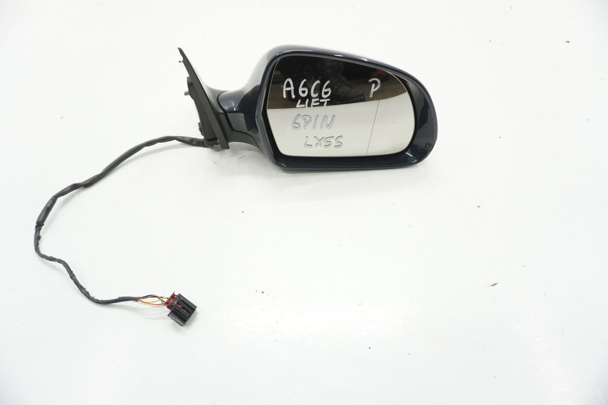 AUDI A6 C6 LIFT MIRROR RIGHT 6PIN LX5S ENGLISH