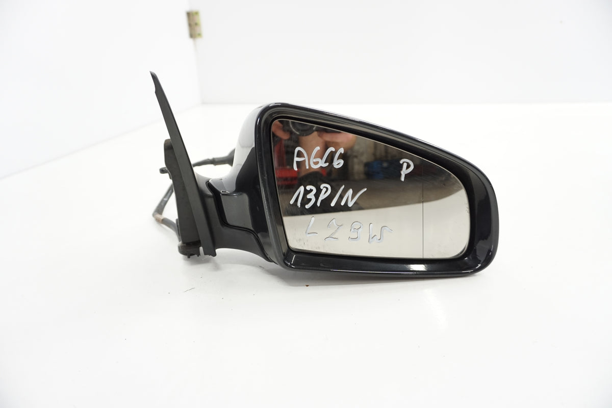 AUDI A6 C6 MIRROR RIGHT 13PIN LZ9W UK ENGLISH