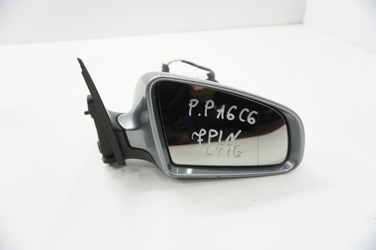 AUDI A6 C6 MIRROR RIGHT 7PIN LY7G ENGLISH