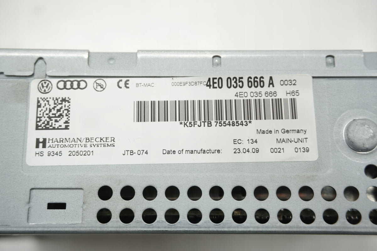 AUDI A6 C6 READER MMI NAVIGATION 4E0035666A