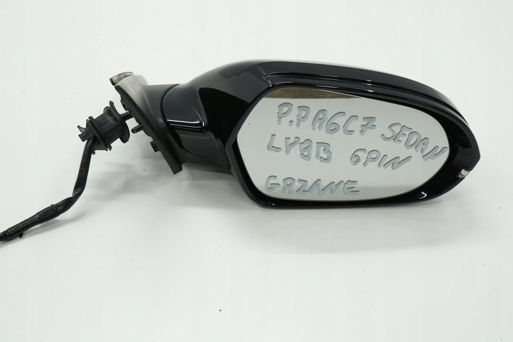 AUDI A6 C7 12R MIRROR RIGHT 6PIN LY9B ANGLIK UK