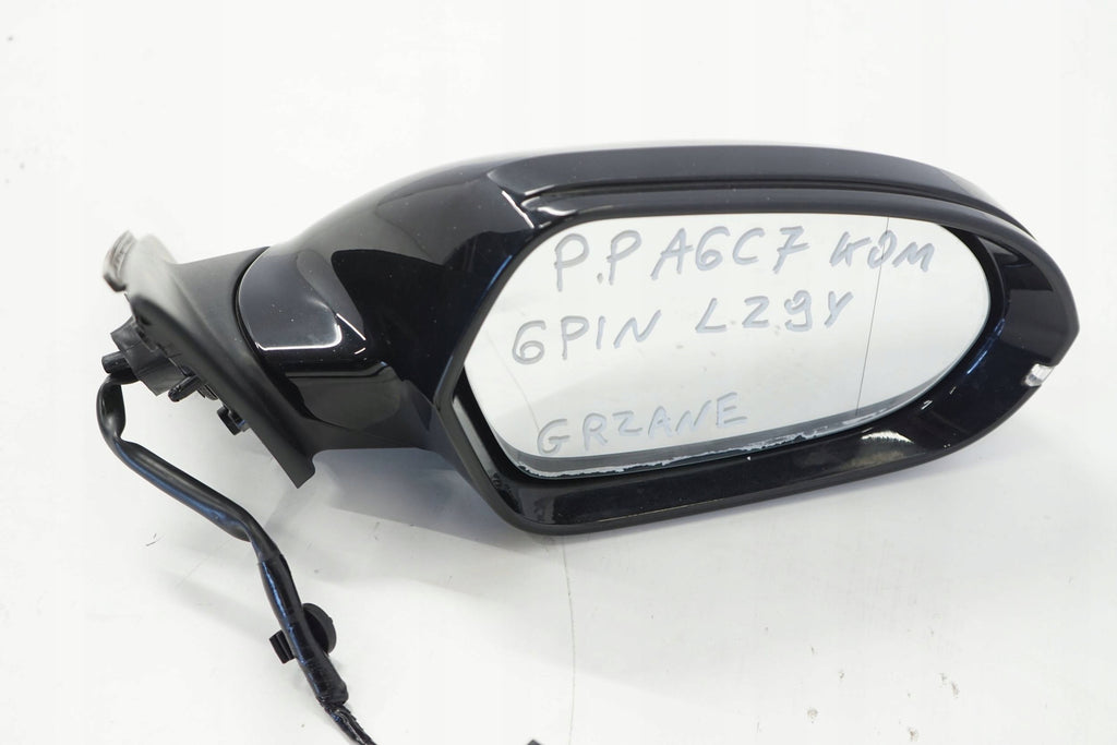 AUDI A6 C7 13R MIRROR RIGHT 6PIN ENGLISH LZ9Y