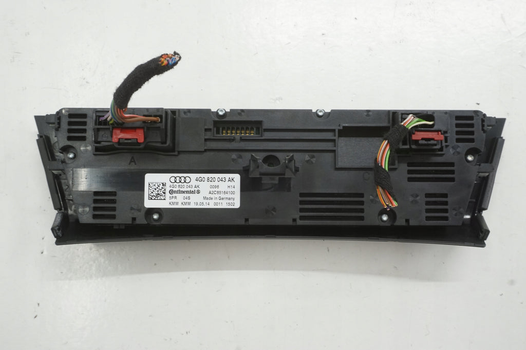 AUDI A6 C7 14R AIR CONDITIONING PANEL 4G0820043AK