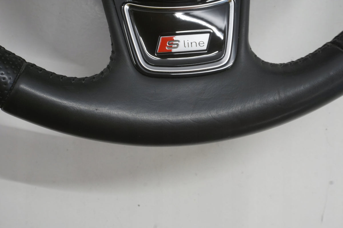 AUDI A6 C7 14R THREE-SPOKE STEERING WHEEL S-LINE 8X0419091L