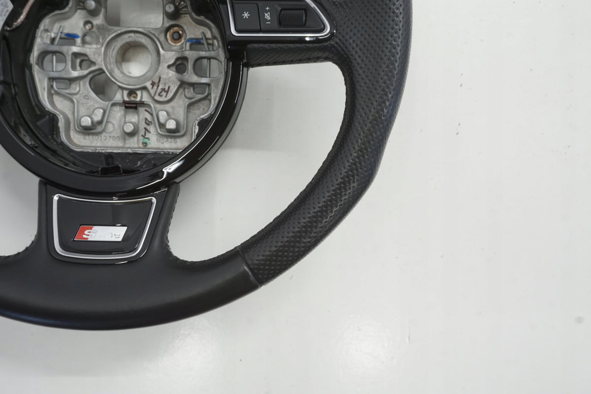 AUDI A6 C7 14R THREE-SPOKE STEERING WHEEL S-LINE 8X0419091L