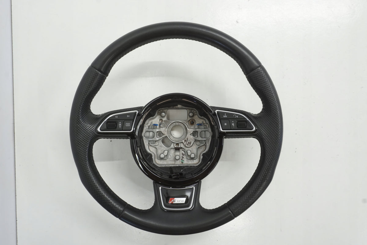 AUDI A6 C7 14R THREE-SPOKE STEERING WHEEL S-LINE 8X0419091L