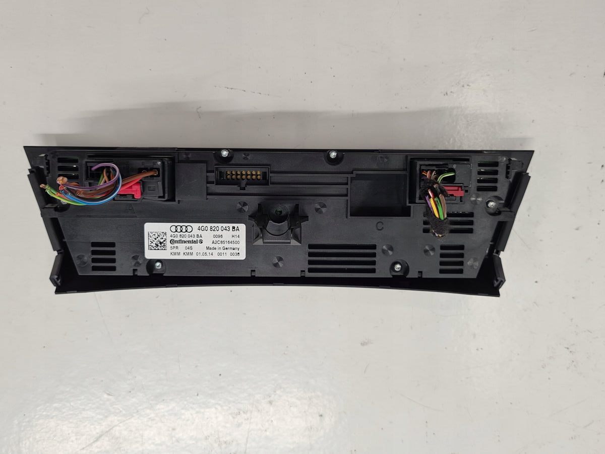AUDI A6 C7 AIR CONDITIONING PANEL 4G0820043BA