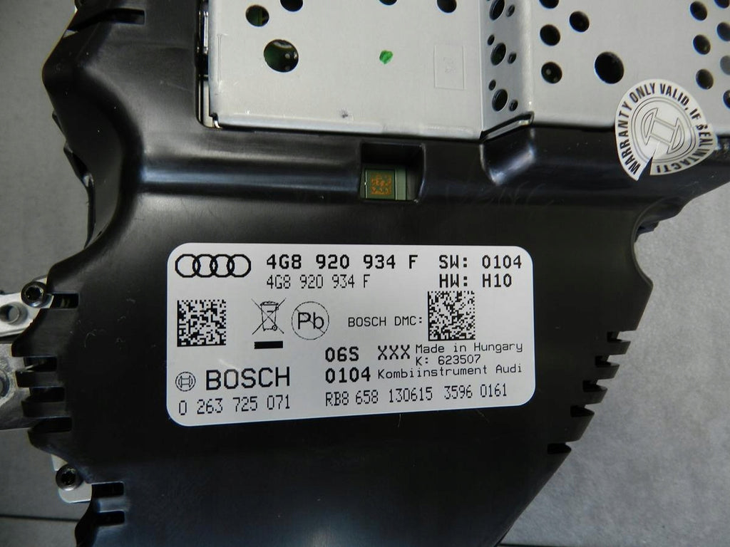 AUDI A6 C7 COUNTER CLOCKS 4G8920934F