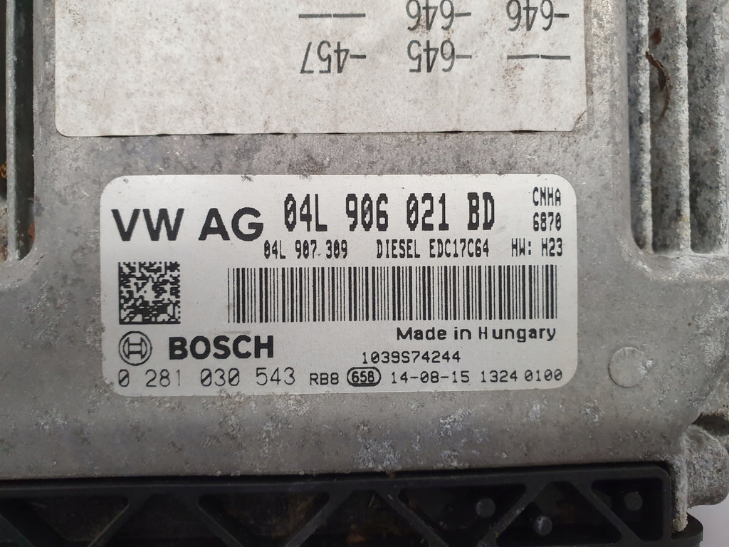 AUDI A6 C7 ENGINE CONTROLLER 2.0TDI 04L906021BD