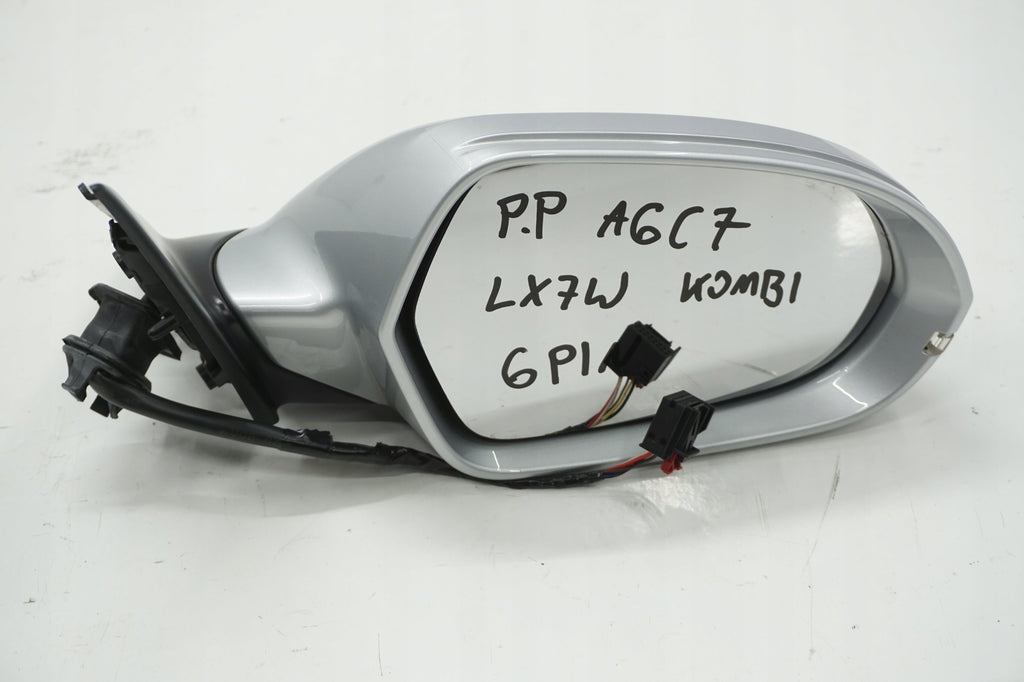 AUDI A6 C7 MIRROR RIGHT 6PIN LX7W ENGLISH