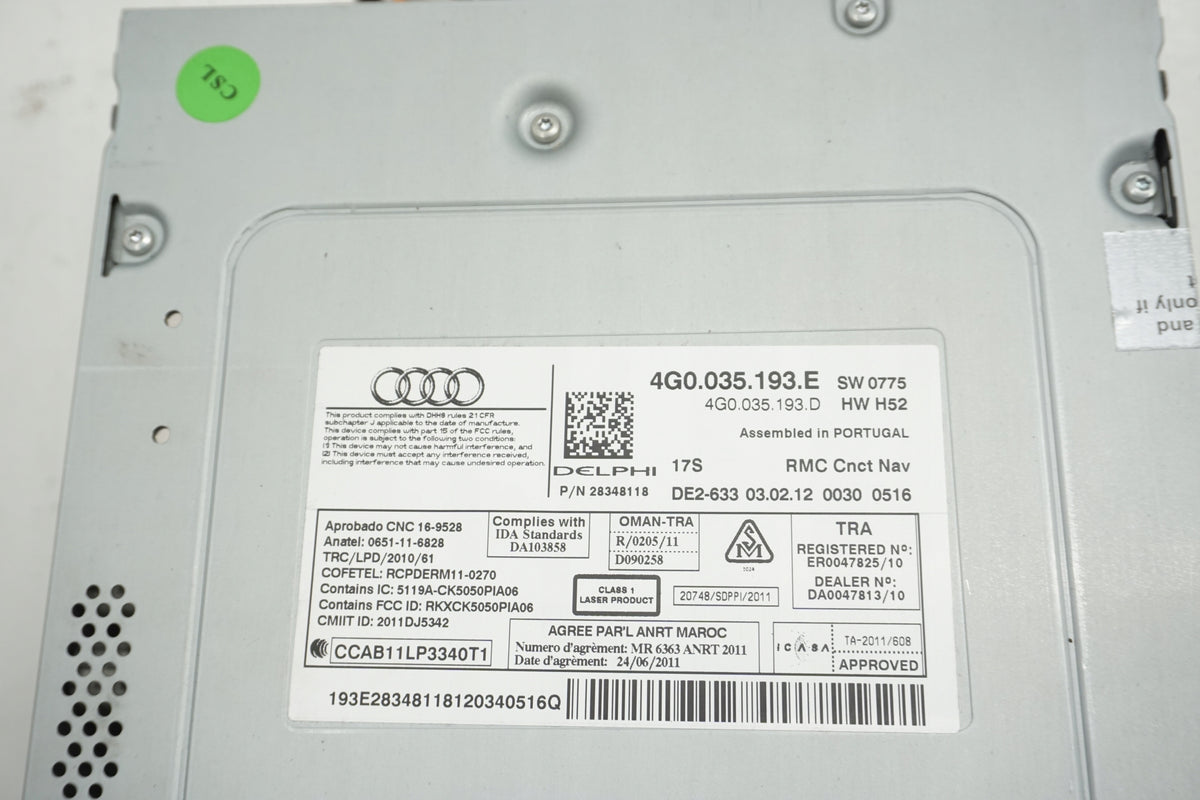 AUDI A6 C7 NAVIGATION GPS MULTIMEDIA 4G0035193E