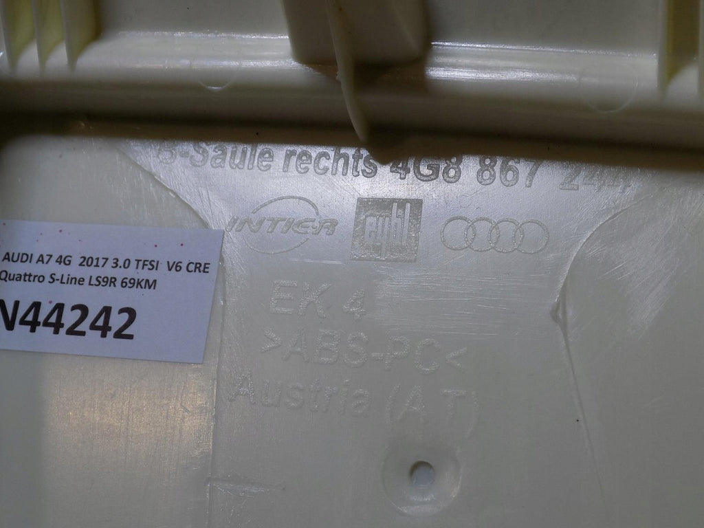 AUDI A7 4G POST PLATING RIGHT 4G8867244