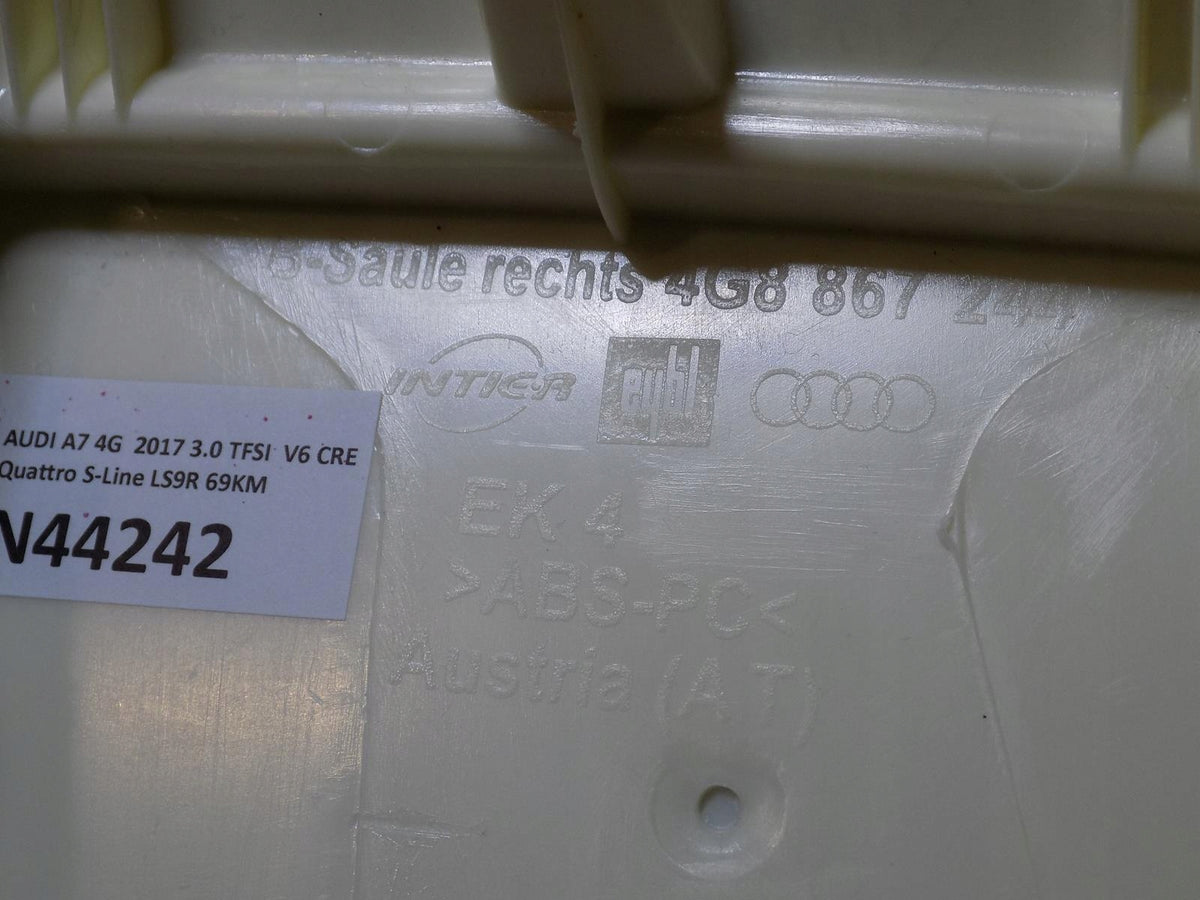 AUDI A7 4G POST PLATING RIGHT 4G8867244