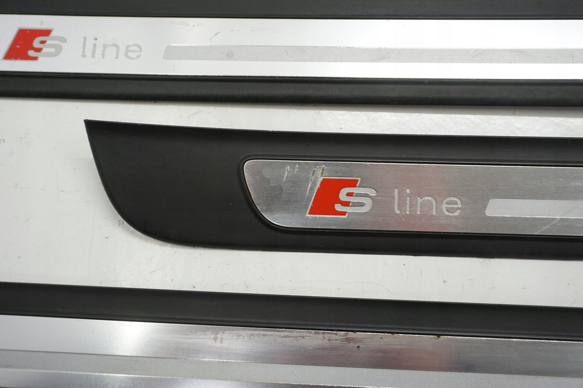 AUDI A7 4G S-LINE THRESHOLD OVERLAY STRIPS SET 4G8853373B