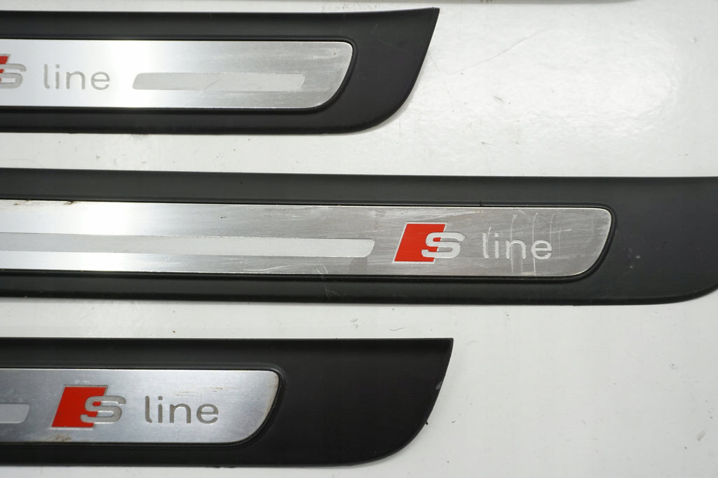AUDI A7 4G S-LINE THRESHOLD OVERLAY STRIPS SET 4G8853373B
