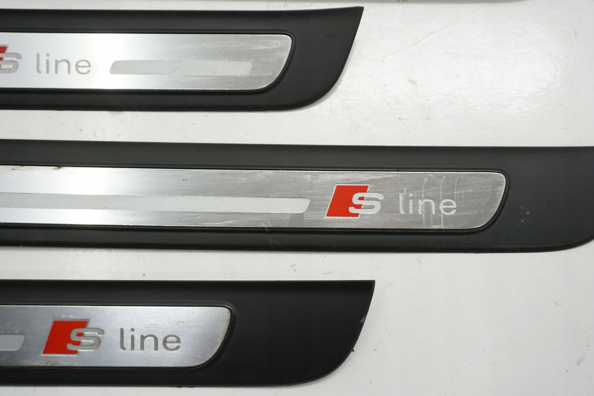 AUDI A7 4G S-LINE THRESHOLD OVERLAY STRIPS SET 4G8853373B