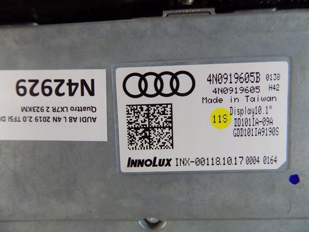 AUDI A8 4N D5 DISPLAY MONITOR MMI DISPLAY 4N0919605B