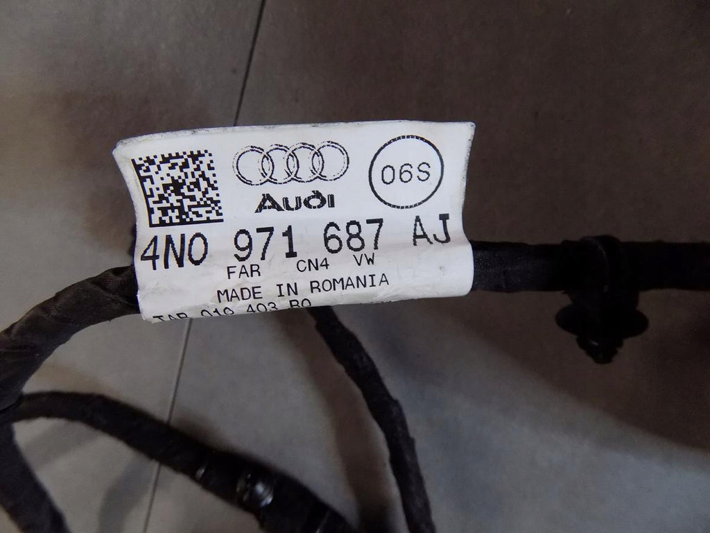 AUDI A8 4N DOOR HARNESS LEFT REAR 4N0971687AJ