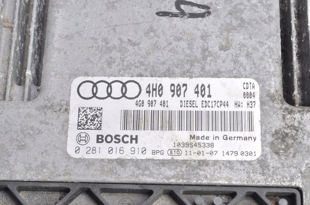 AUDI A8 D4 3.0 TDI 250KM COMPUTER ENGINE CONTROLLER 4H0907401