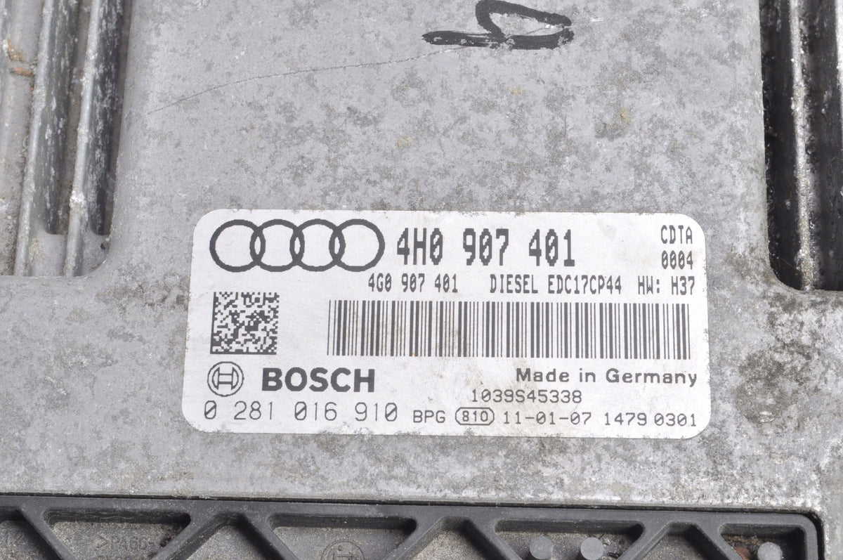 AUDI A8 D4 3.0 TDI 250KM COMPUTER ENGINE CONTROLLER 4H0907401
