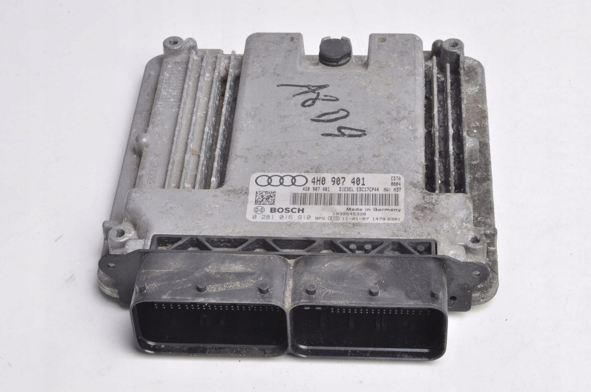 AUDI A8 D4 3.0 TDI 250KM COMPUTER ENGINE CONTROLLER 4H0907401