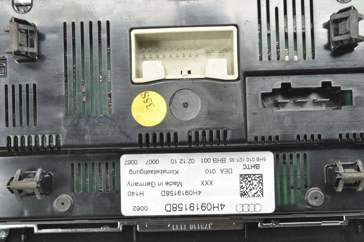 AUDI A8 D4 PANEL AIR CONDITIONING SWITCH REAR 4H0919158D